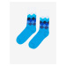 Sada troch párov farebných pánskych vzorovaných ponožiek Ombre Clothing V1 U242