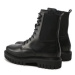 Tommy Hilfiger Outdoorová obuv Premium Casual Chunky Lth Boot FM0FM04187 Čierna