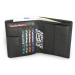Černá pánská kožená peněženka ve stylu BAMBOO 514-4050-60