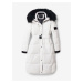 Biely dámsky zimný prešívaný kabát Desigual Sundsvall