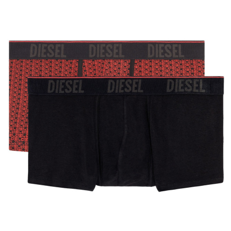 Pánske boxerky 2ks - 00SMKX 0NEAJ E6187 - červená - Diesel černá/červená