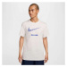 Pánske tričko s krátkym rukávom NIKE M NSW TEE 6 MO SWOOSH-121 SUMMIT WHITE