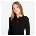 Tričko Daily Paper Denise Button Long Sleeve T-Shirt Black