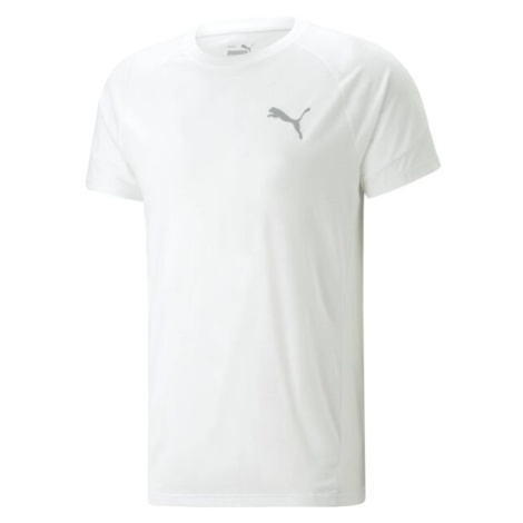 Puma EVOSTRIPE TEE Pánske športové tričko, biela, veľkosť