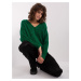 Dark Green Women's Classic Knitted Sweater