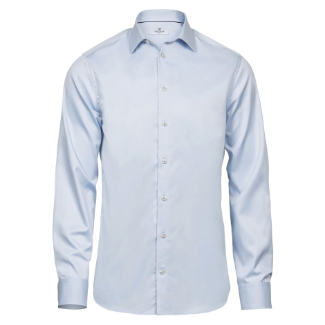 Tee Jays Pánska slim košeľa s dlhým rukávom TJ4021 Light Blue