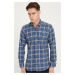 G699 DEWBERRY MEN'S SHIRT-NAVY BLUE