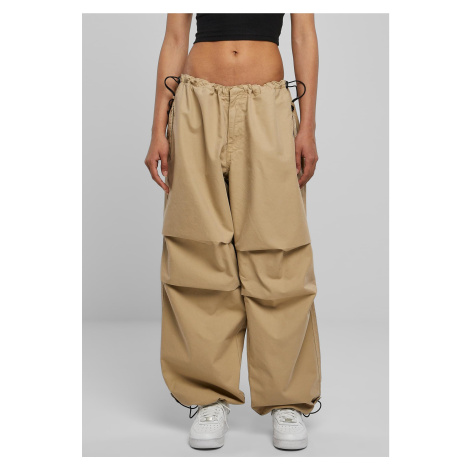 Women's cotton parachute trousers wetsand Urban Classics