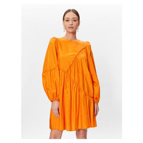 Gestuz Koktejlové šaty Hesla 10906964 Oranžová Regular Fit