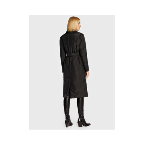 Trussardi Prechodný kabát 56S00787 Čierna Regular Fit