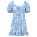 Dorothy Perkins Petite Letné šaty  svetlomodrá / biela