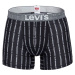 Levi's&reg; MEN BACK IN SESSION TRUNK 3P Pánske boxerky, čierna, veľkosť