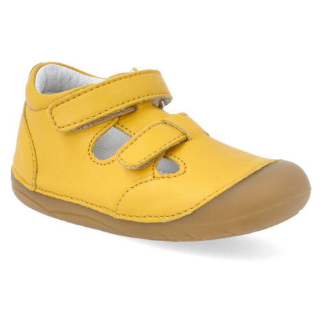 Barefoot detské sandálky Lurchi - Flotty Nappa LT Yellow žlté