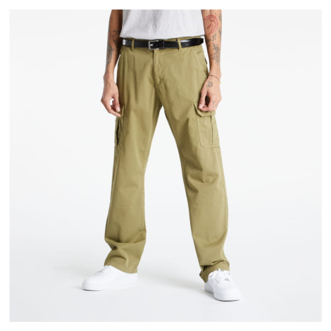 Urban Classics Straight Leg Cargo Pants color Green
