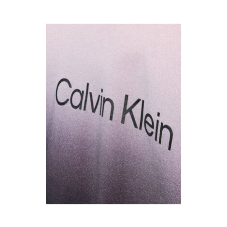 Calvin Klein Jeans Mikina All Over Gradient IU0IU00334 Fialová Regular Fit
