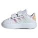 Dievčenská rekreačná obuv ADIDAS Grand Court 2.0 CF I cloud white iridescent grey two