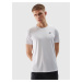 Men's sports T-shirt in a regular fit made of recycled 4F materials - white