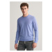 SVETER GANT EXTRAFINE MERINO WOOL C-NECK GENTLE BLUE