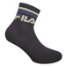 Pánske ponožky FILA 3 PACK-F9398 SOCKS QUARTER PLAIN - NAVY