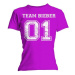 Justin Bieber tričko Team Bieber Ružová