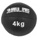 Gorilla Sports Sada kožených medicinbalů, 15 kg, černý