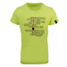 Alpine Pro Rialdo Detské tričko KTSR280 francúzska zelená