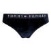 Tommy Hilfiger VEL-BIKINI VELOUR Dámske nohavičky, čierna, veľkosť