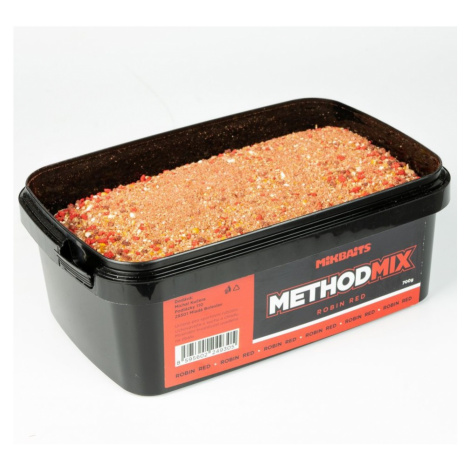 Mikbaits method mix 700 g - robin red
