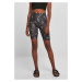 Women's Soft AOP Cycle Shorts blackfloret