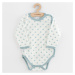 Dojčenské body celorozopínacie New Baby Classic II hviezdy mátové 50, 20C54426