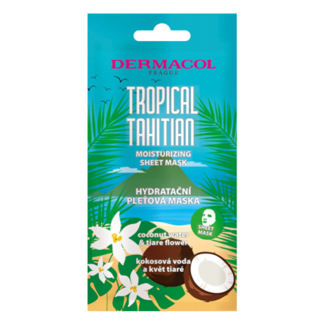 Dermacol - Tropical Tahitian hydratačná textilná maska