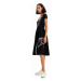 Desigual Každodenné šaty Lisa 23SWVK12 Čierna Regular Fit