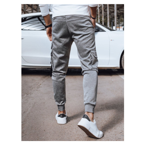 Men's Light Grey Cargo Sweatpants Dstreet