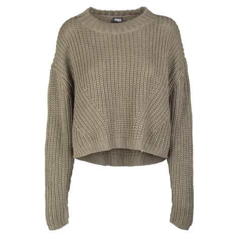 Women's wide oversize sweater olive