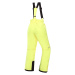 Alpine Pro Lermono Detské lyžiarske nohavice KPAY287 nano yellow