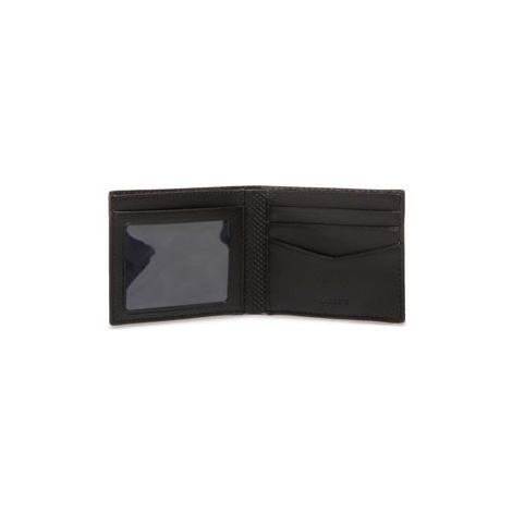 Lacoste Veľká pánska peňaženka Sm Billfold & Id Slot NH2824CE Čierna
