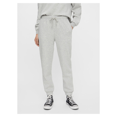 Light Grey Basic Sweatpants Pieces Chilli - Women