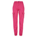 Women's Cotton Twill Utility Cotton Trousers Hibiscus Pink