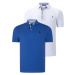 DUAL SET T8582 DEWBERRY MENS T-SHIRT-WHITE-SAKS