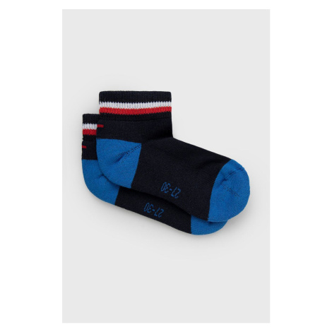 Detské ponožky Tommy Hilfiger tmavomodrá farba