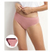 DIM BODY TOUCH MIDI BRIEF 2x - Dámske ponožky 2 ks - fialová - svetlo ružová