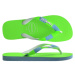 HAVAIANAS TOP VERANO II Dámske žabky, zelená, veľkosť 37/38