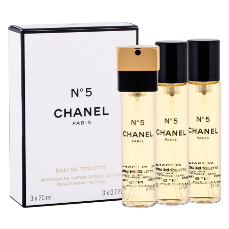Chanel No. 5 - toaletná voda s rozprašovačom - náplň 60 ml