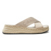 Calvin Klein Jeans Espadrilky Sporty Wedge Rope Sandal Mr YW0YW01364 Béžová