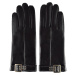 Dámské kožené antibakteriální rukavice model 16627258 Black XL - Semiline