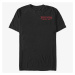 Queens Netflix Stranger Things - Friends Pocket Unisex T-Shirt Black