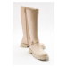 LuviShoes COVELA Women's Beige Skin Boots