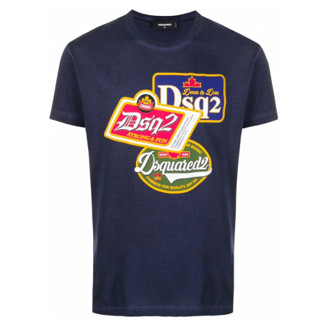 DSQUARED2 Logo Blue tričko