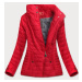 Červená bunda s vysokým stojačikom (DL016)