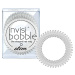 Tenká špirálová gumička do vlasov Invisibobble Slim Crystal Clear - číra, 3 ks (IB-SL-PC10002-2)